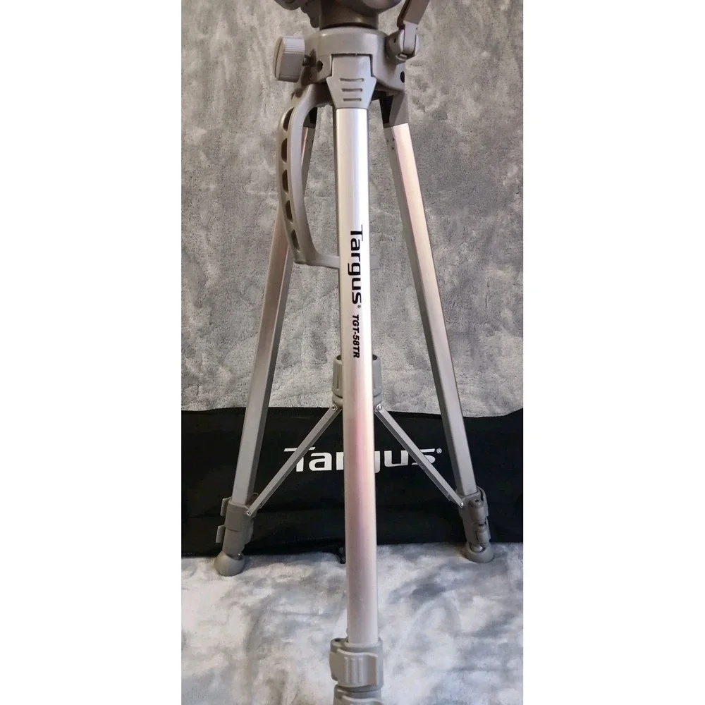 Targus TGT-58TR Camera Camcorder‎ Tripod Bubble Level Quick Release Platform Bag